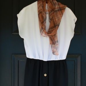 Black and white Dress